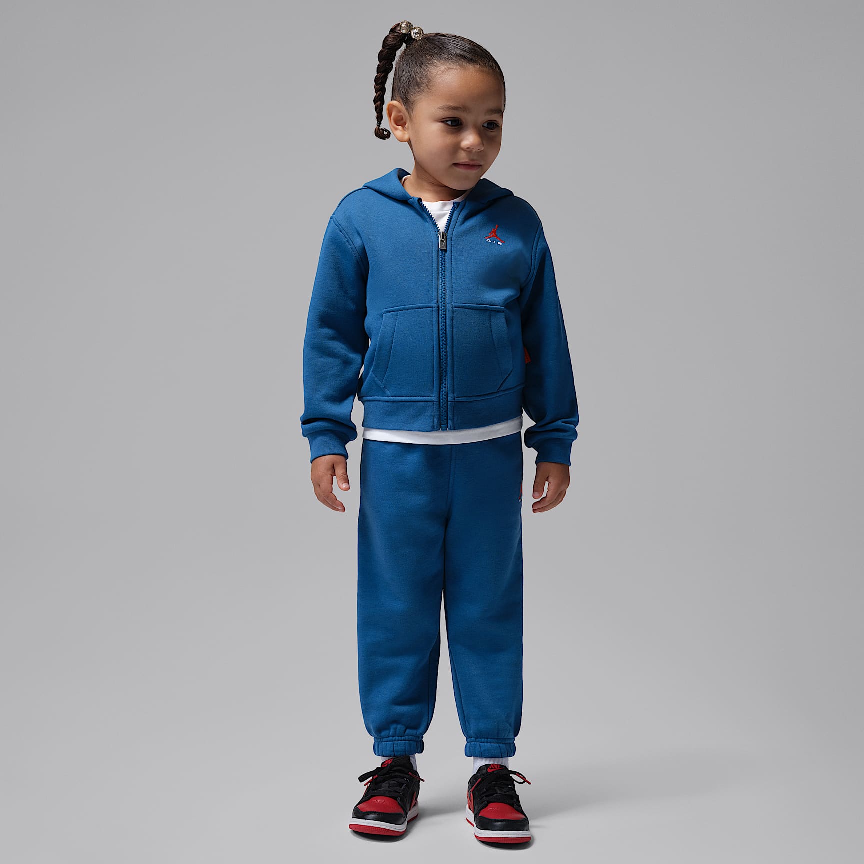 Jordan Brooklyn Fleece Toddler 2-Piece Full-Zip Hoodie Set. Nike.com